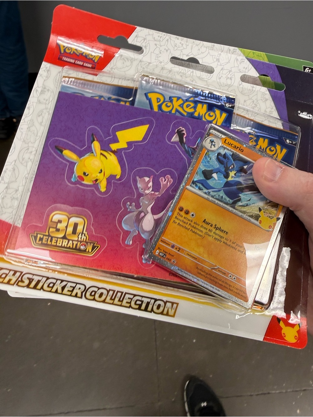 Pokemon 30th Celebration Tech Sticker Collection New and Sealed